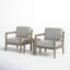 Ojai Acacia 2 - Person Patio Conversation Sets with Cushions