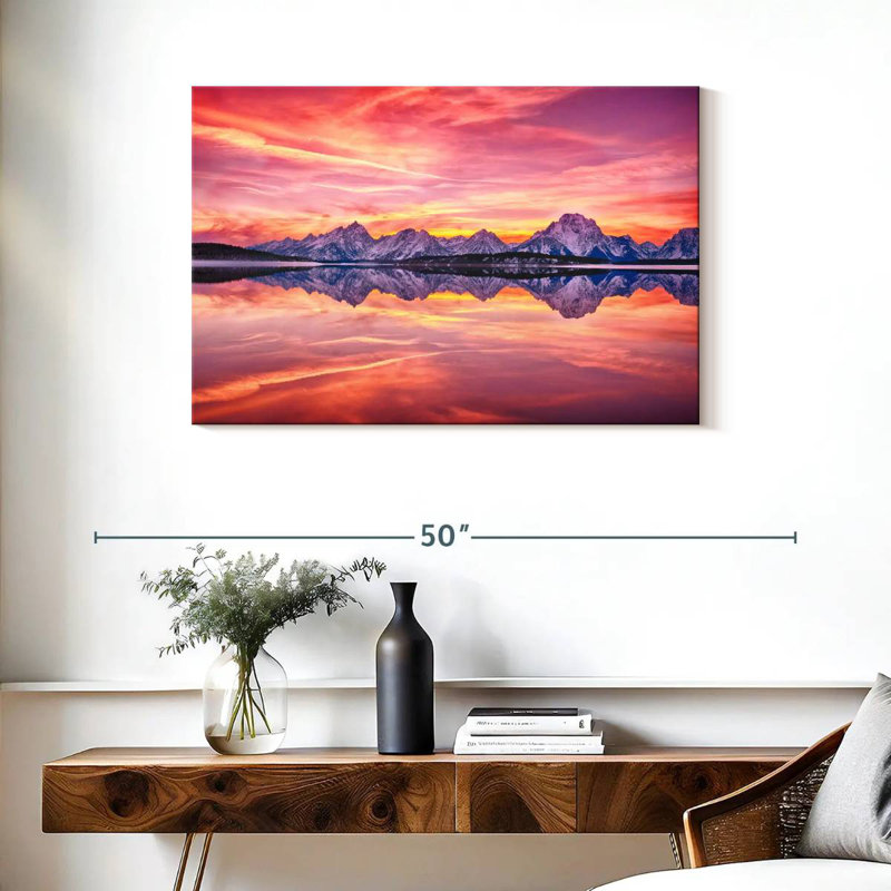 Alvord Teton Mountains Lake Reflection