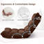 Chaise de plancher pliante avec dossier-1380415350