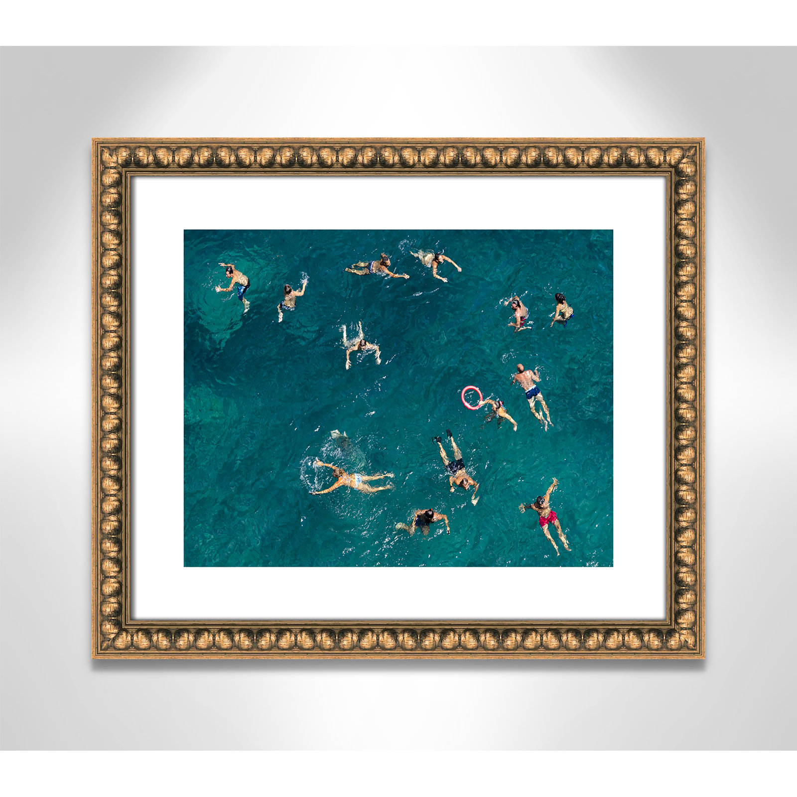 Tonti - Photograph Print, Gold Bead Framed Paper, 16" H x 19" W x 1.13" D