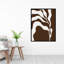 Erminia rétro Matisse inspiré abstrait botanique 2 brun - reproduction de cadre photo-969236993-969237000