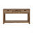 3-Drawer Console Table With Lower Shelf