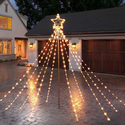 Étoile de cône de Noël 1,8 m