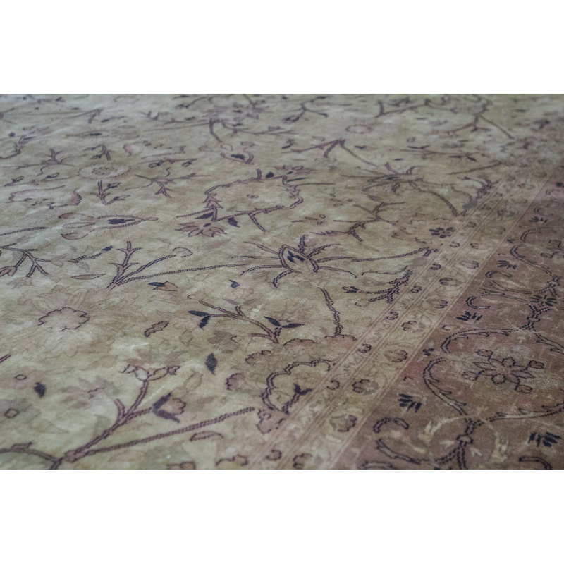 Hand-Knotted High-Quality Gold Area Rug