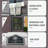 Outdoor Storage Waterproof shed with Floor, Two Windows and Lockable Door-108295231-118609818
