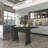 Coney 53" Dining Table In Charcoal Gray-420885574
