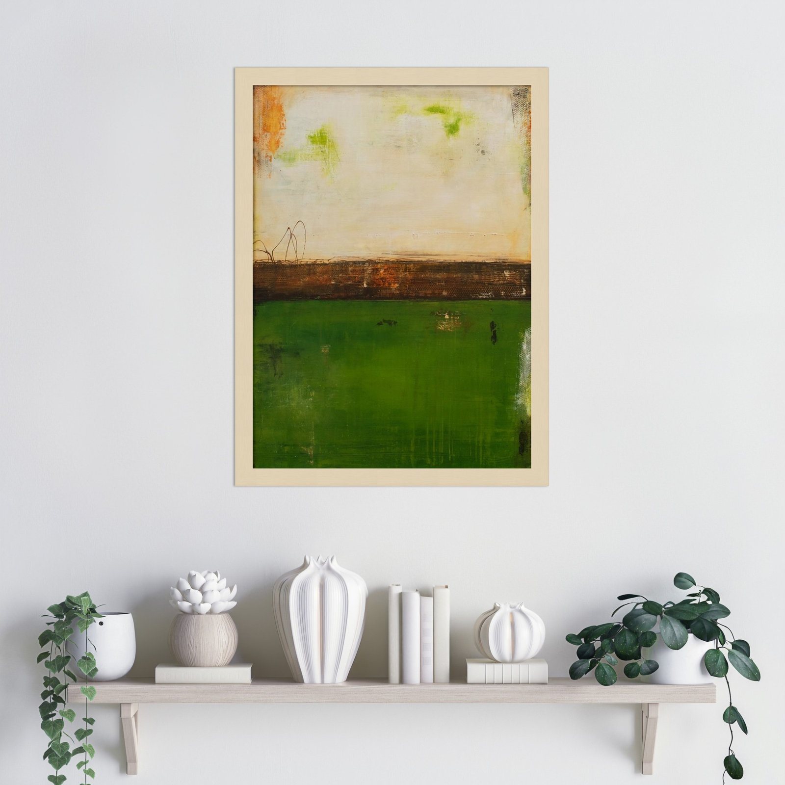 Forest Hill Trail Print by Erin Ashley, Brown, 21" H x 16" W