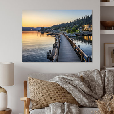 «Cœur d'Alene in Idaho I», reproduction sur métal sans cadre