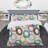 Multicolor Circle Pattern - Abstract Duvet Cover Set - Microfiber Polyester-895029631