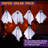 6Pcs 19.6” Halloween Hanging Ghost, White