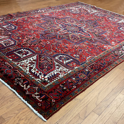 Hand Knotted Wool Geometric Rug