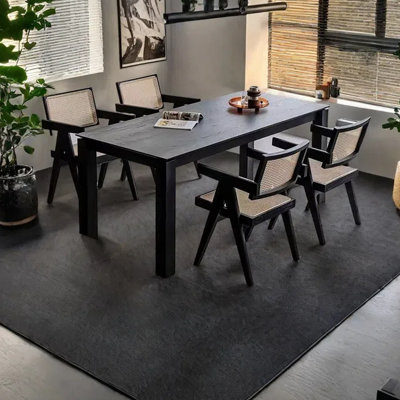 Household rectangular dining table