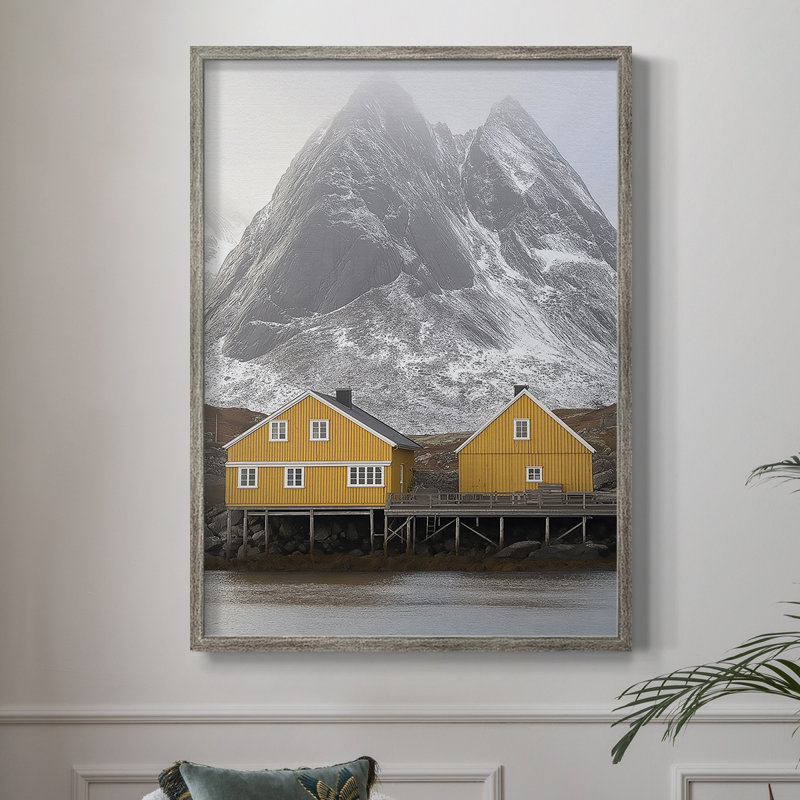 «LANDSCAPES Series L», reproduction encadrée - bois massif, H 15 po x l 12 po