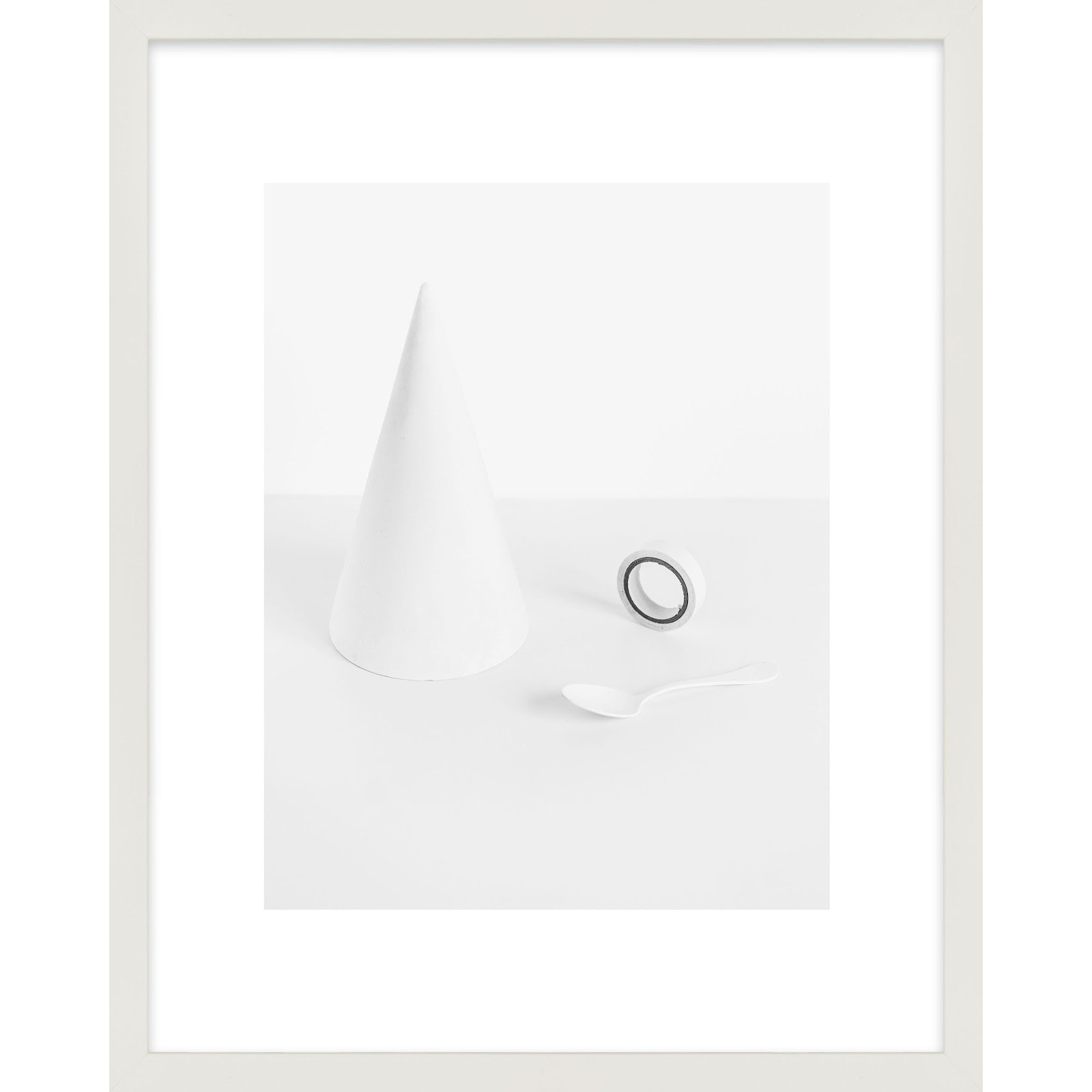 White Still Life 1 by Svetlana Smirnova, White, 30" H x 24" W x 1.25" D