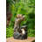 Decorative Brown Water Fountain with Otter Design - 16.9" x 15" x 31.3" - Brown