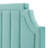 Deltona Light Green Velvet Upholstered King/California King Headboard-883011865-883011864