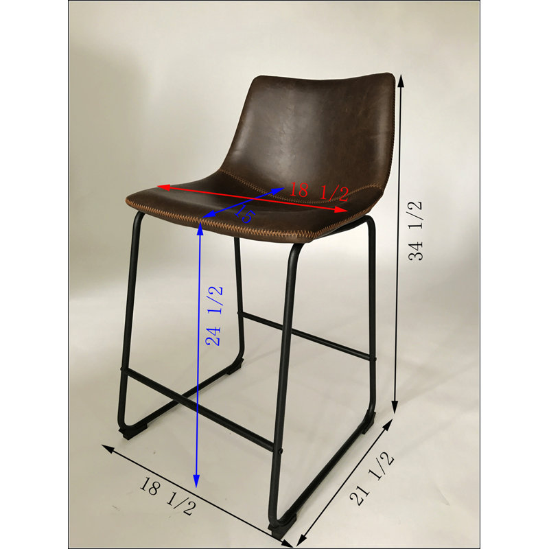 PU Leather Counter Height Stools