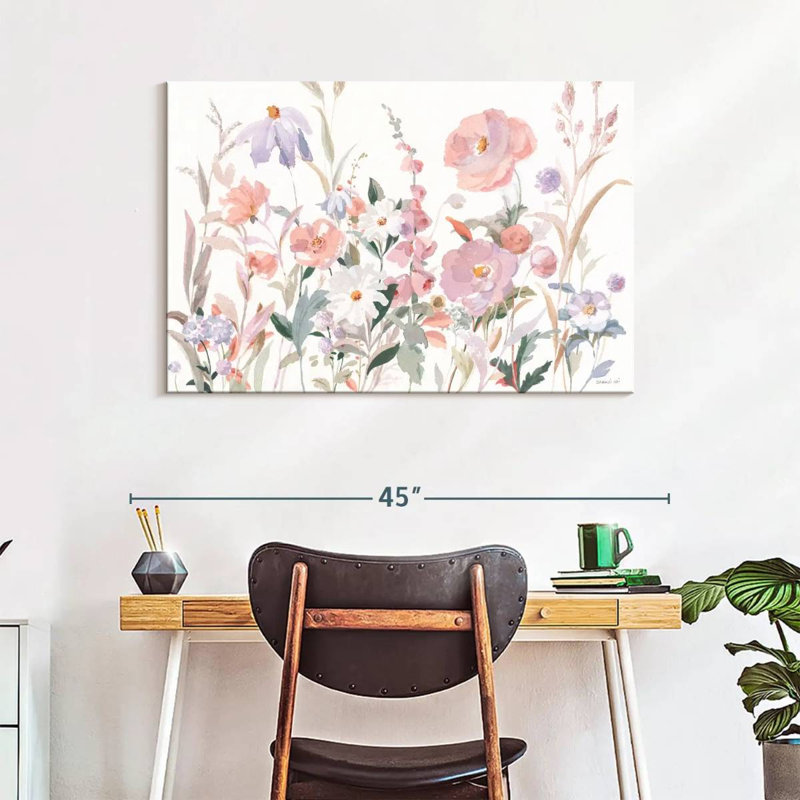 Boho Wildflowers, 26" H x 39" W