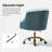 Doreen Velvet Hand-Curated Task Chair-25746600