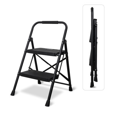 2 - Step Steel Folding Step Ladder