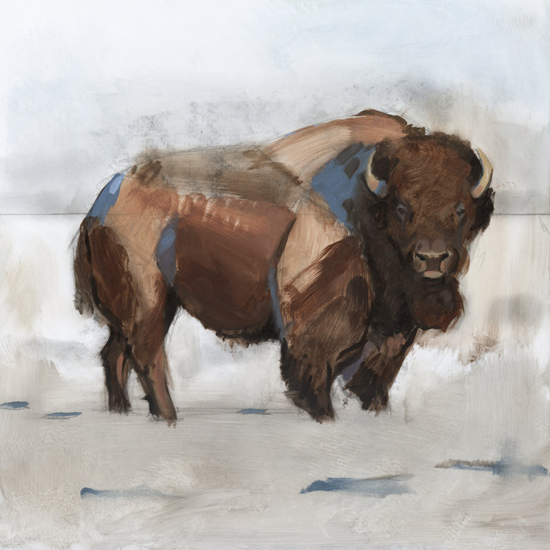 Lodge Guardian I by Jacob Green - Wrapped Canvas Painting, 91cm H x 91cm W