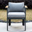 2-Piece Aluminium Outdoor Dining Chair Set