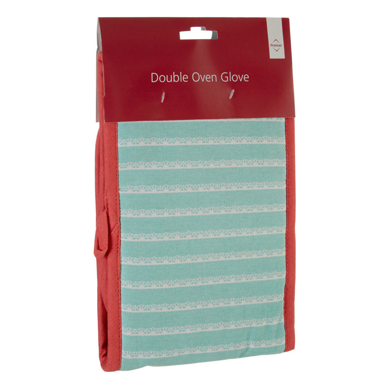 Premier Housewares Striped Cotton Oven Mitt