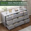 Ensemble de mobilier de chambre pour grand lit 5 pièces, blanc et gris-466013593-466013590