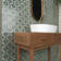 Phlox 8" x 8" Porcelain Patterned Wall & Floor Tile