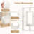 Rosiland Geometric Bookcase