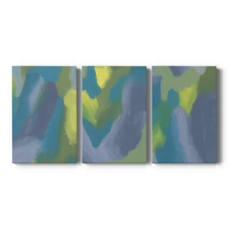 «Lost in Memories I», toile tendue sur mesure - 3 pièces, H 27 po x l 54 po