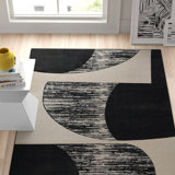 Chanella Black/Ivory Area Rug