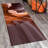 Floral-theme Soft Non-woven Printed Rug Featuring Elegant Blossoms and Leaves in a Harmonious Blend of Fuchsia and Grey Tones for a Touch of Sophistication in any Room Decor-125938332