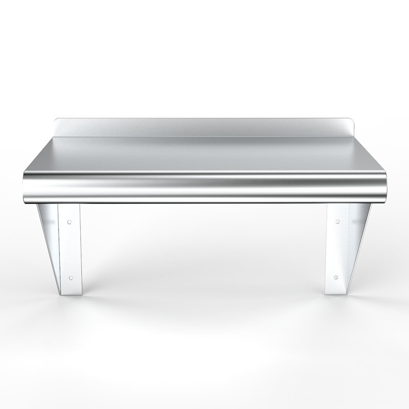 Metal Bracket Shelf, 11" H x 24" W x 12" D