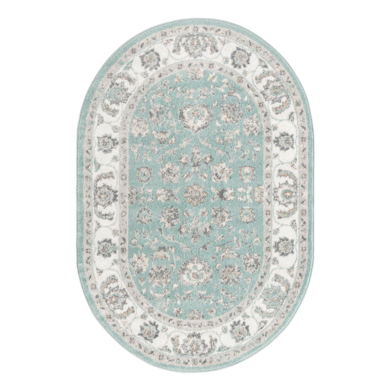 Hilley Oriental Indoor Rug, Oval 4' x 6'