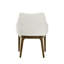 Ensemble de 2 chaises d'appoint en chenille et chêne vintage Kasha