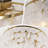 5 Light Dimmable Shell Flush Mount Lighting Fixture With Gold Finsh
