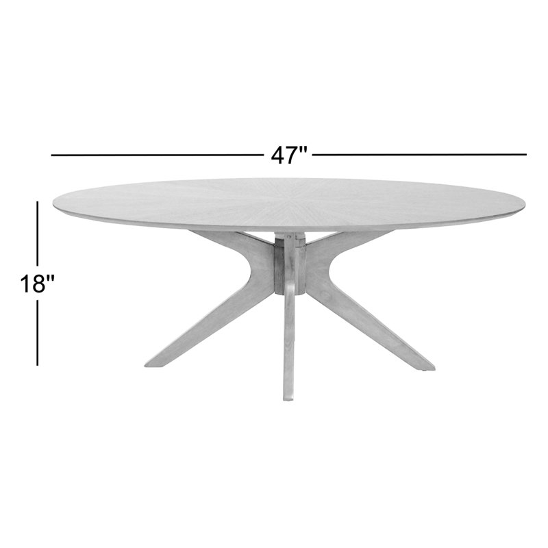 Fenway coffee table, Dessus noyer / base noyer