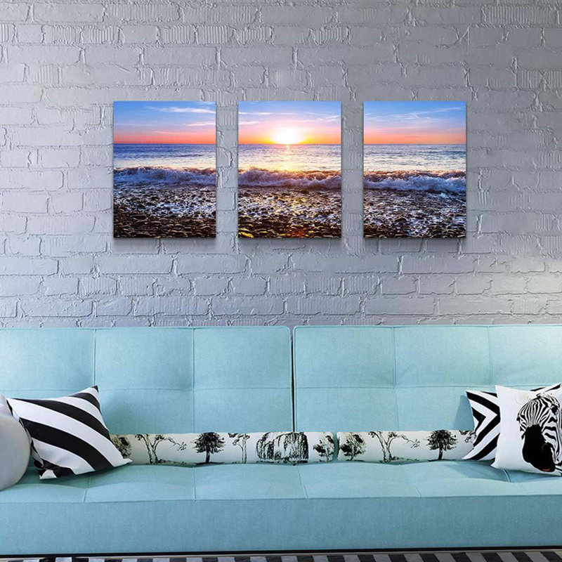 3 Piece Wrapped Canvas Wall Art
