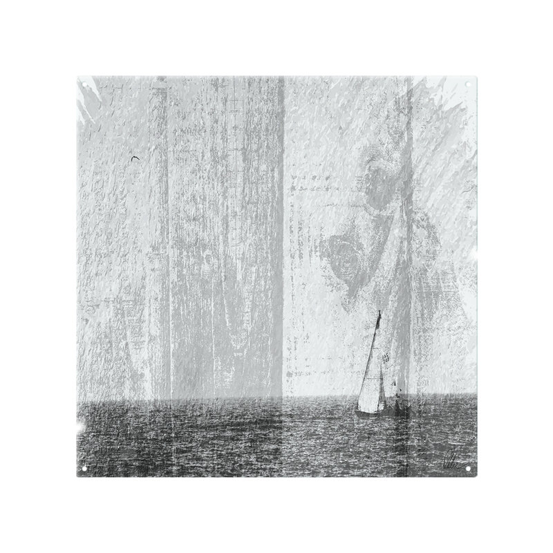 60cm W Glass Peel and Stick, 65cm L x 60cm W