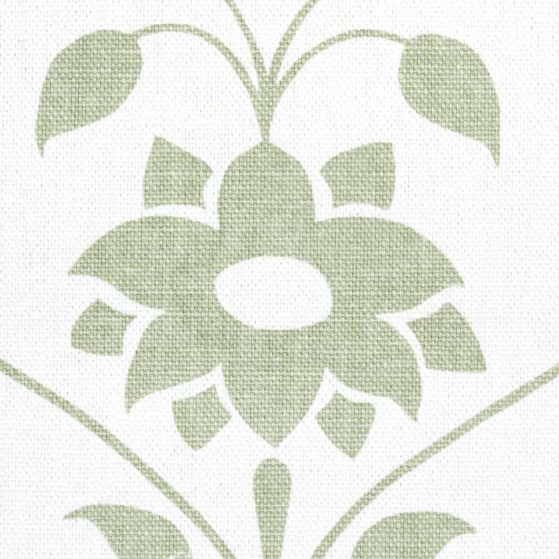 Tissu Schipacher x Marie-Anne Oudejans Jaipur, Vert