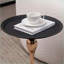 Table basse en métal minimaliste peu encombrante pour les petits espaces, facile à assembler et base sirène éthérée