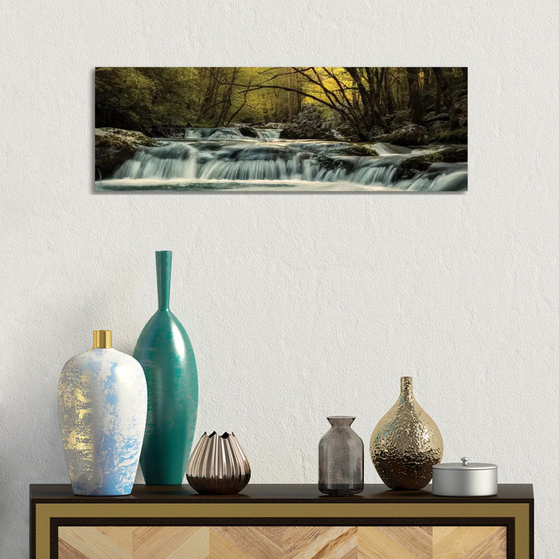 Tremont At Sunrise by Andy Amos - Wrapped Canvas Panoramic Print, 30.48 cm H x 91.44 cm W x 3.175 cm D