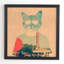 «Cool Cat» par Ali Gulec, reproduction d'art graphique sur toile tendue-22039914-22039922
