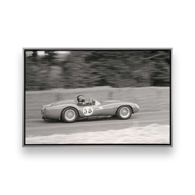 Miller - Speedline Classic, reproduction encadrée sur toile, H 12,75 po x l 18,75 po, Noir satiné