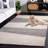 Kewal Hand Tufted Wool/Cotton Geometric Rug in Grey/Charcoal-256903703