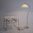 Athena 60" Japandi-Inspired LED Gold Floor Lamp With White Pleated Shade And Real Marble Base