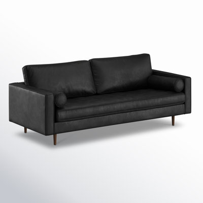 Geo 84 inch Genuine Leather Sofa