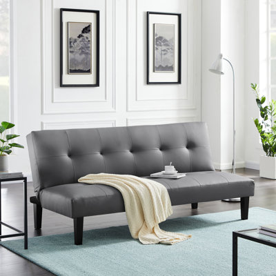 Twin 30.3 " Velvet Convertible Sofa