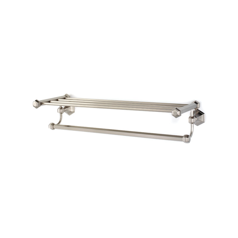 Nicole Wall Shelf, Satin Nickel